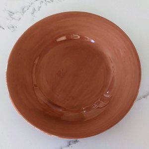 Pottery Barn Sausalito Spice Terracotta set of 2 Dinner Plates 12 1/4in
